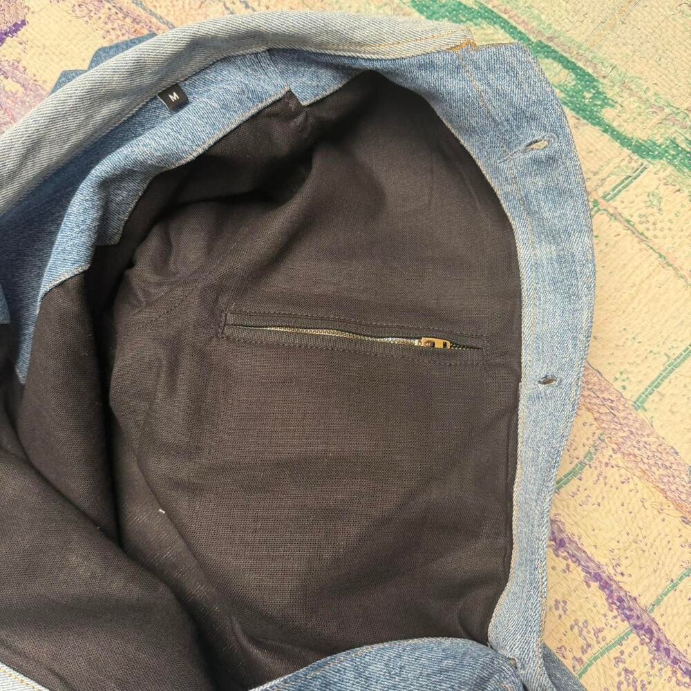 Custom upcycled carhartt chore jacket size medium - Picture 7 of 8